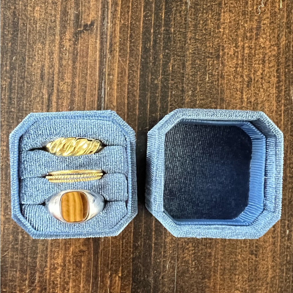 New never worn, rings